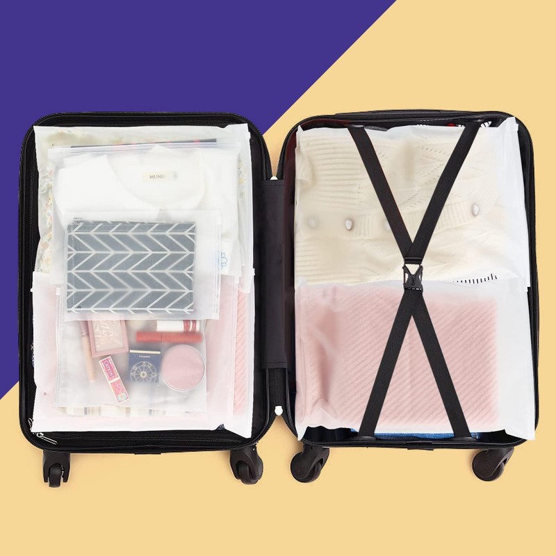 DERAYEE 20 Pack Zipper Plastic Bags Zipper Bags Plastic Bags
