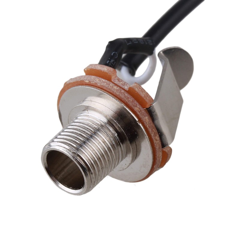 Lovermusic Socket Dia 0.25inch Piezo Transducer Pickup Microphone Contact Replacement