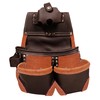 Leather Tool Belt 19 Pocket Multipurpose Pockets Work Organizer Bag