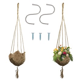 2 PCS Crochet Long Plant Hanger, Long Macrame Plants Hangers, Macrame Plant Hanger for Boho Home Decor(POTS NOT Included)