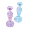 Beavorty 2Pcs Transparent Vase Shape Diamond Art Tool with Rhinestones