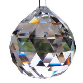 Suncatcher Crystal Balls, 1.2 inches (30 mm) Set, Good Luck, Feng Shui, Interior, Set of 20