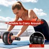 Rodillo de Abdominales Conjunto de 7 Piezas,Ab Roller Wheel Exercise