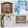 24Pcs Letter Stencils Set, Letter Stencils for Painting, Letters Stencils