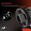 A-Premium Power Steering Pump, with Pulley, Compatible with Toyota Tacoma