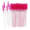 100 Cepillos Para Pestañas Extensión Brillante Glitter Mink