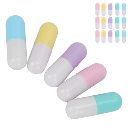 20 Pack Empty Lip Gloss Containers for Pockets Or Makeup Samples, Mini Refillable Cute Lip Balm Bottles, DIY Lip Gloss Tubes, 5 Colors