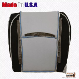 US Auto Nation 832-790-4949 2005 - 2009 For Lexus RX330 RX350 RX400h Driver Passenger Leather Seat Cover Blk - Driver Bottom