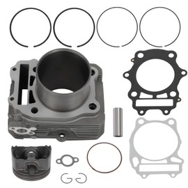 cciyu Top End Rebuild Kit Cylinder Piston Rings and Gasket Replacement fit 2002-2007 for SUZUKI Eiger 400 King Quad 400 Cylinder Head