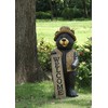 Hi-Line Gift Ltd Bear Standing with Welcome Sign Statue