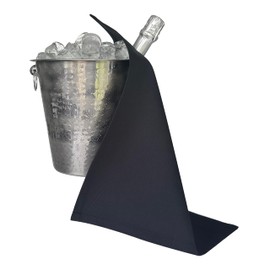 Original Bottle Cloths, 42 cm, Cotton, Corner Stitched Ring (Black, Pack of 1)