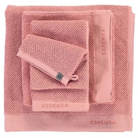 ESSENZA Bio Connect Organic Plain Rose Wash Mitt 16 x 22 cm