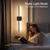 Coolilumi Rechargable Wall Sconce Set of Two, Modern Wireless USB