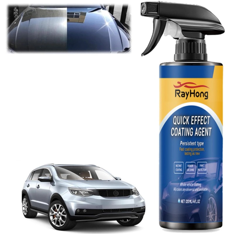 Car Coating Spray,Quick Effect Coating Agent,Car Scratch Wax Polish Spray