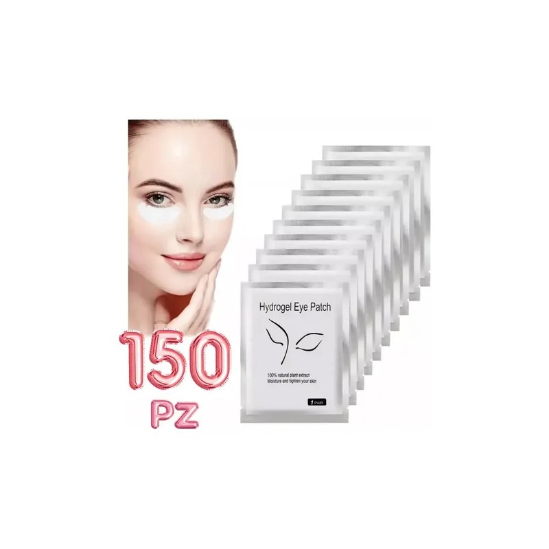 150 Pares Parches Hidrogel Para Extesión De Pestañas Mink Bl