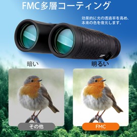 SVBONY SV30 Miniature Lightweight Binoculars for Beginners, Auto Focus, No Focus Adjustment Needed, Perfect for Live Concerts, Sports, Athletics, etc.