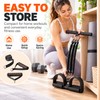 Pedal Resistance Band for Home Workouts – 75 lb Black