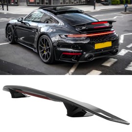 DREAMIZER 47" Universal Car Rear Trunk Spoiler Wing Carbon Fiber Sport Style W/Adhesive Compatible with Ford Focus Honda Civic Accord Toyota Corolla Camry Nissan Altima Mazda and More