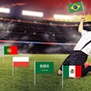 Mini Handheld Flags - 32pcs Signal Decorations, Waving Stick Flags