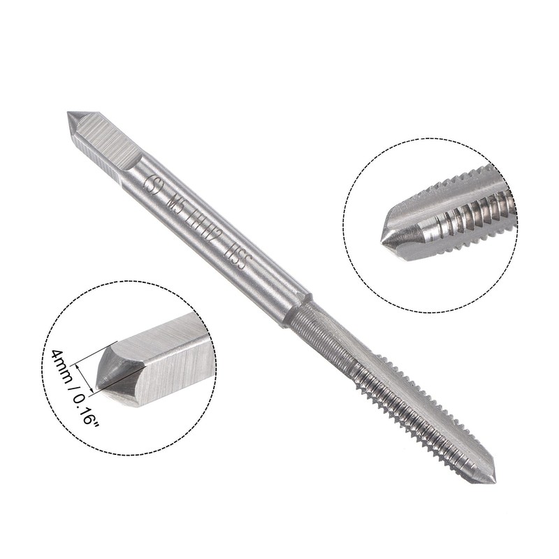 TOP-VIGOR M5 x 0.8mm Metric Left Hand Tap and Die
