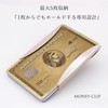 [BillionWorks] Men's Money Clip Card Slot, Thin Card Case, Silver,