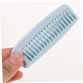 Ipetboom 4pcs Travel Hairbrush Set Folding Comb Elastic Hair Straightening Brush Plastic Hairdressing Tool for Family and Travel Random Color