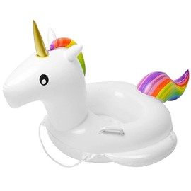 Baby Swimming Ring, Inflatable Baby Swimming Ring, Baby Swimming Aid, Swimming Seat Toddlers, Baby Swimming Aids with Swimming Seat, PVC for Toddlers, 6 Months to 48 Months (Unicorn)