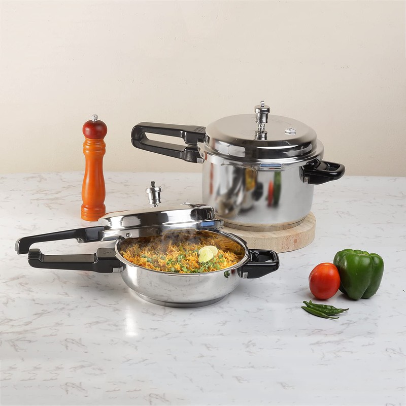 Vinod Pressure Cooker Stainless Steel – Outer Lid - 3