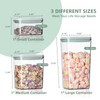 Food Storage Containers with Lids Airtight- 3Pcs BPA-Free Kitchen and