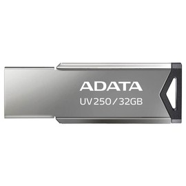 PSA Memoria USB ADATA, Kit/Pack 10 Piezas, Color Plata con Negro (Modelo UV250), Compatibilidad Universal, Diseño Compacto, COMPUTO Y PAPELERIA (32 GB)