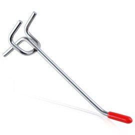 LEONTOOL 50 Pack Pegboard Accessories Organizer Kit 4 Inch Pegboard Hooks Set Hanging Peg Board Holders for 1/8 and 1/4 inch Pegboard, Pegboard Set for Tools Metal Hooks for Hanging Storage Organizer