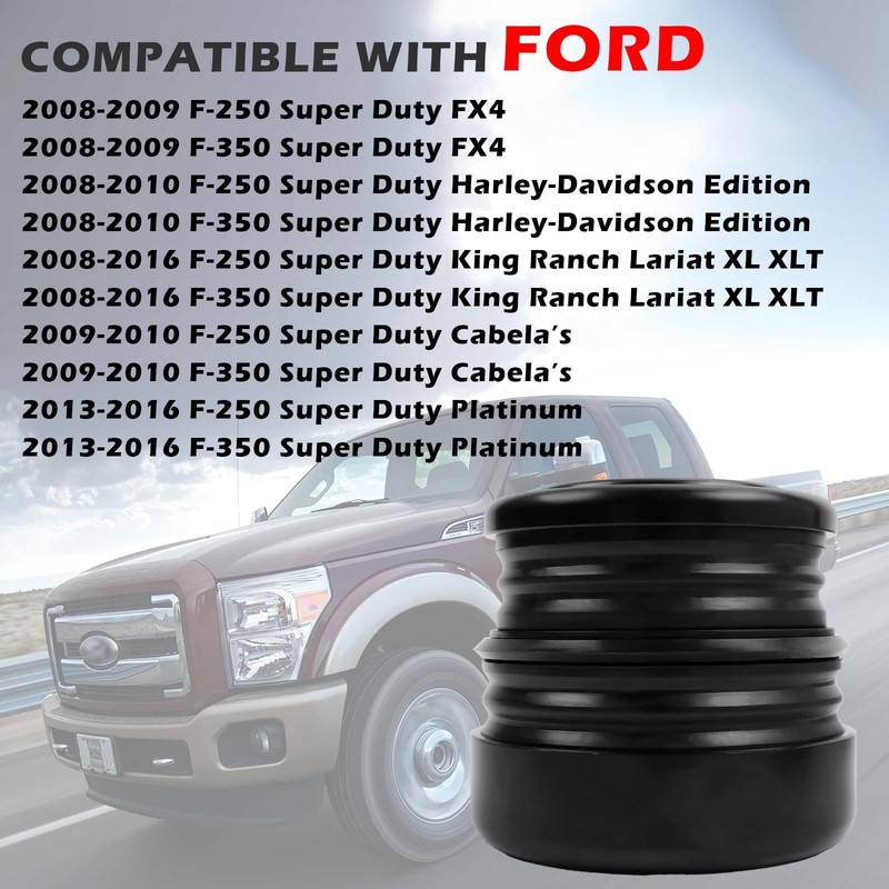 KF04060BK 8-Piece Superior Silicone Cab Mount Bushings Kit for Ford