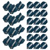 WINMAU Mega Standard Logo Black & Blue Dart Flights -