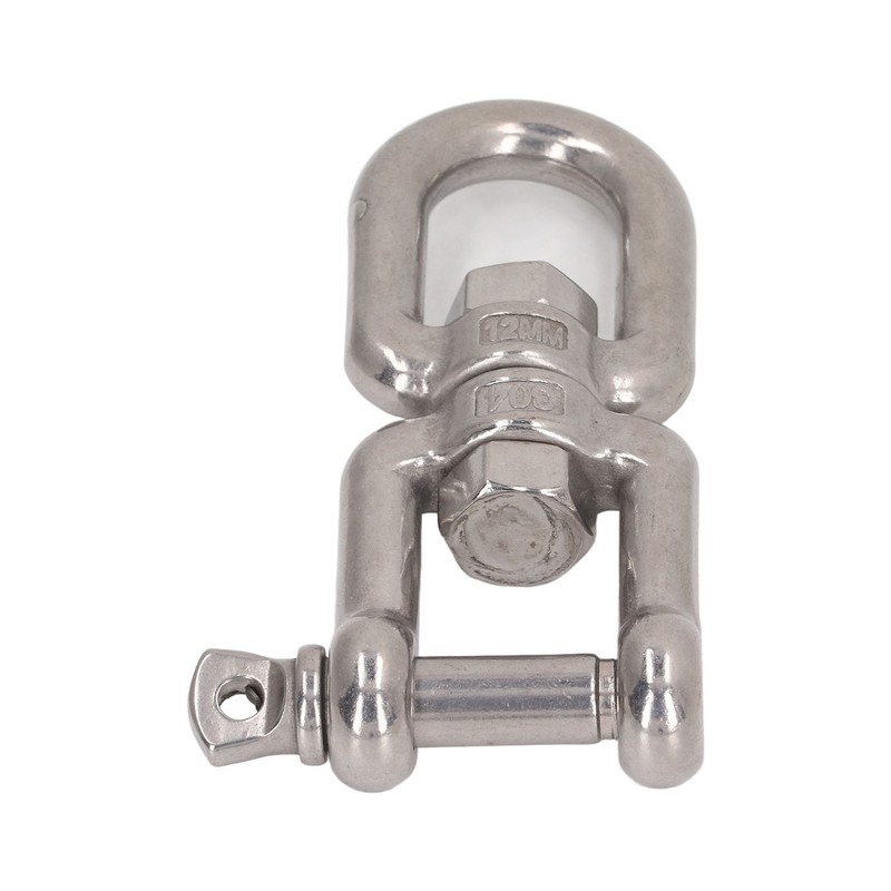 Double Jaw Shackle Professional Heavy Duty 304 Stainless Steel Rolling