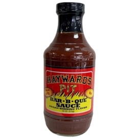 Kansas City Hayward's Pit Hot BBQ Bar-B-Que Sauce, 18.0 Ounce