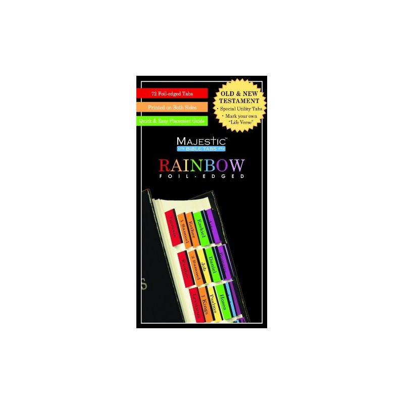 Majestic Rainbow Bible Tabs