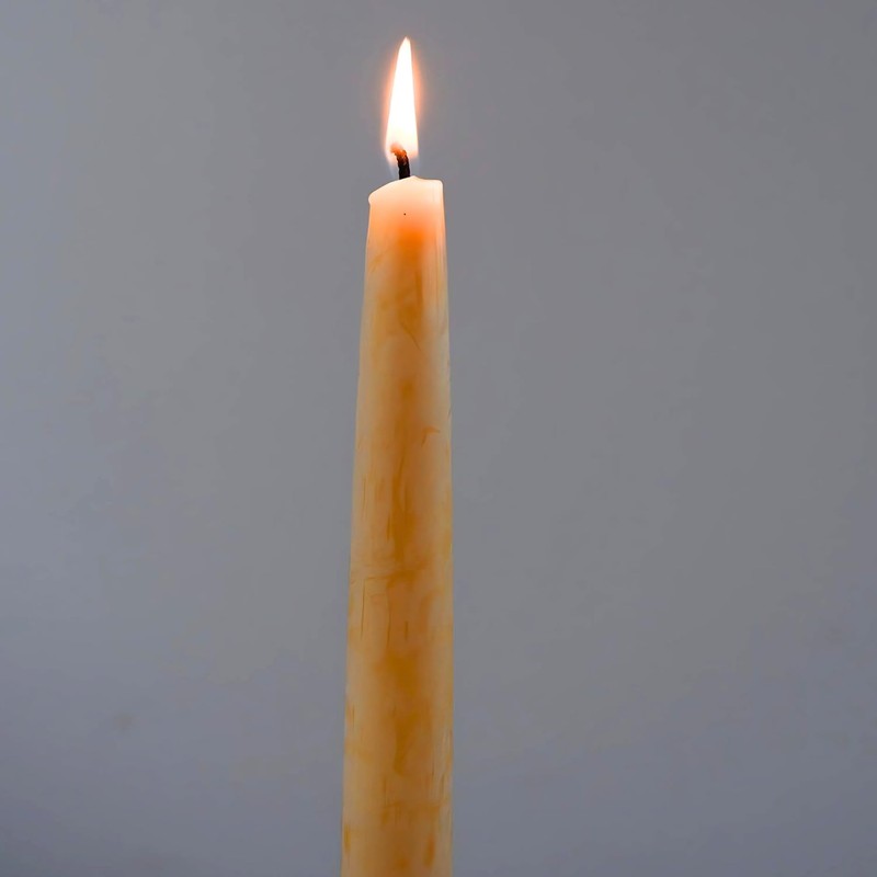 Candlestock Beeswax Taper Candles – Standard 7/8" Diameter, Pure 100%