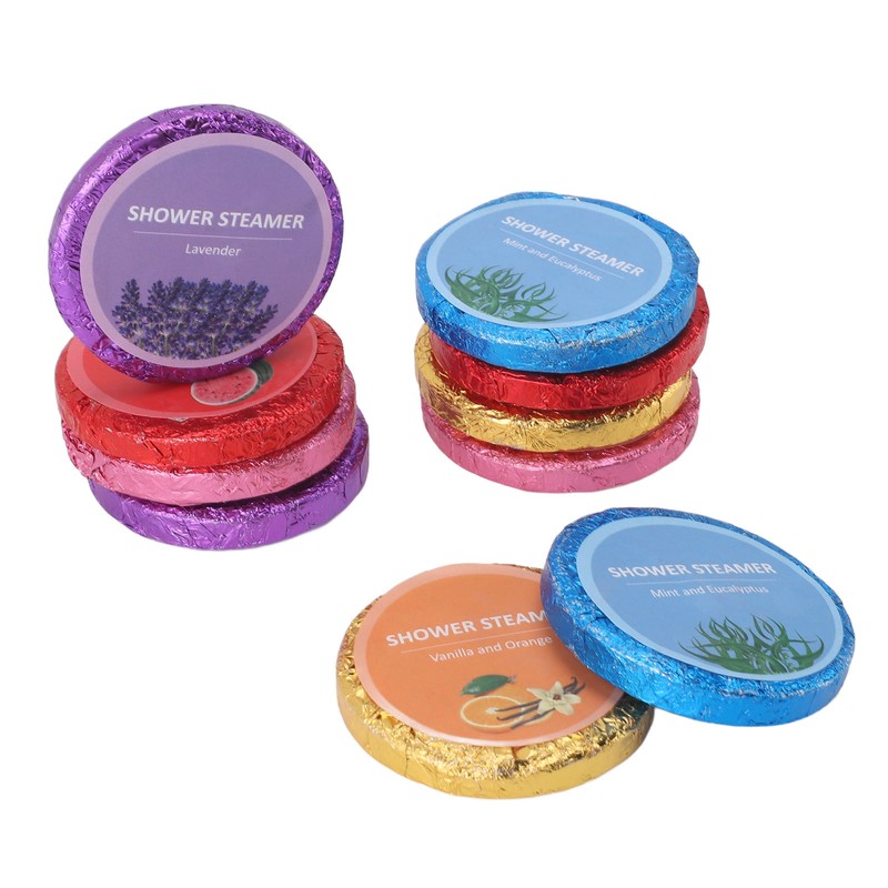 10pcs Shower Salt Tablet Refreshing Cleaning Aromatic Bath Salts Balls