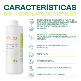 Hidrolato De Cítricos Facial, Corporal Y Capilar 1 L
