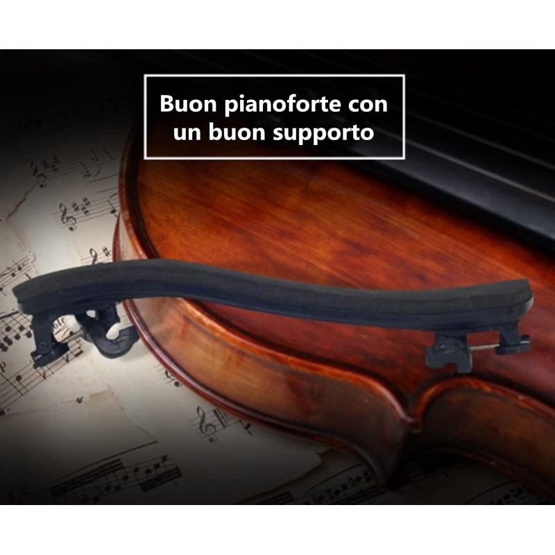 LATRAT Violin Shoulder Rest 3/4 and 4/4 Adjustable Backrest Violin