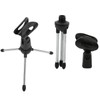Annadue Microphone Stand Desk Tripod, Adjustable Microphone Stand Holder, Removable