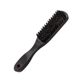 Beavorty Men's Beard Cleaning Tool Professional Bristle Hairdressing Comb Wooden Handle Compact Size Beard Accessory