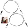 Bike Cable Lock Set, 2 Metre Steel Braided Security Cable,