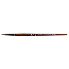 Raphael Precision Synthetic Sable, Watercolor and Mixed Media Brush, Short Handle, Series 8524, Retouch, Size 4