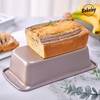 Bakeley Rectangle Loaf Pan Set, 9 Inches Non-Stick Oblong Bread
