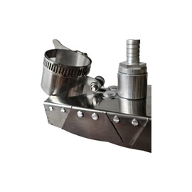 TIG Welding Trailing Shield, DIY TIG Welder Trail Cup with 7mm Hose Barb Fitting, Support for Tube Diameter from 219mm, Adjustable Clamp Support Variable Welding Cup Size (tube inner side welding)