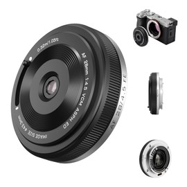 VILTROX AF 28mm F4.5 f/4.5 FE Lens for Sony E Mount, Wide-Angle Full-Frame Auto Focus Lens Compatible with Sony E-Mount Cameras a7C a7SIII a7III a7RIII FX3 ZV-E10 a6700 a6600 a6400