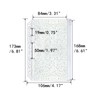 XiowDow 10pcs A6 Binder Pockets Clear Glitter Cash Stuffing Envelopes