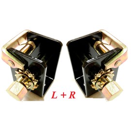 2 - Lashing Winch 2" (1 Left, 1 Right) Track Tie Down Strap Tow Dolly Ratchet Binder Rack Truck Flat