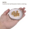 Kozelo 10pcs Brass Precision Ball [10mm] Round Ball for Bearing,